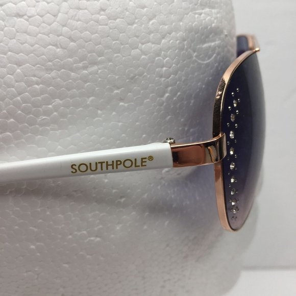 Vintage Southpole Womens Sunglasses Sequins Glitzy Bling Summer Beachwear Style - Picture 8 of 11